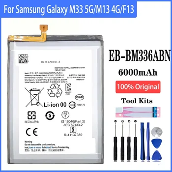 100% visoko zmogljivost EB-BM336ABN 6000mAh Baterija Za Samsung Galaxy M33 5G M13 4G F13 Telefon Zamenjava Z Orodji,