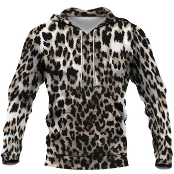 Živali Zebra Kača Leopard, Tiger Stripe Tiskanja Moški Modni Hoodies Prevelik Hooded Majica Oblačila 6XL Unisex Trenirko Suknjič