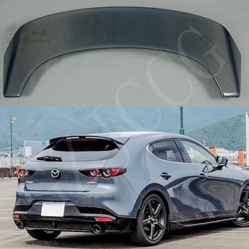 Za Mazda 3 Axela Hatchback 2020 Avto Styling FRP+ Ogljikovih Vlaken Zadnji Spojler Krilo Rep Prtljažnik, Pokrov Pokrov Auto Dekoracijo