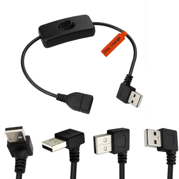 USB Moški-Ženski Kabel Podaljšek za Funkcijo On/Off za Vožnjo Diktafon, LED Namizna Svetilka, USB Ventilator, LED Trakovi Dropship