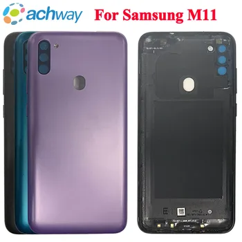 Nov Pokrovček Za Samsung Galaxy M11 Nazaj Stanovanj Hrbtni Pokrovček Baterije Nadomestnih Delov Za Samsung M11 SM-M115F Pokrov Baterije