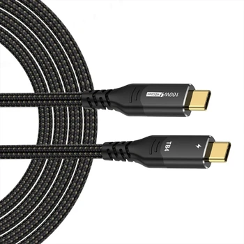 USB4 Podatkovni Kabel 40Gbps Thunderbolt-združljiv 4 Tip-C Hitro Polnjenje Kabel žice 41QA