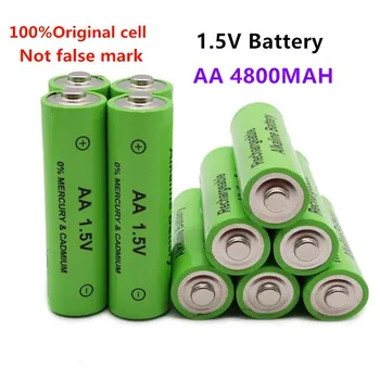 100% Nov AA baterije 4800 mAh baterija za ponovno Polnjenje NI-MH 1,5 V AA baterije za Ure, miši, računalniki, igrače, tako na