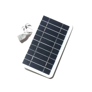 2W 5V 400MA solarnimi Polnjenje prek kabla USB Krmilnik Za Zunanji Sili Telefon MP3 PAD Napolnjenosti Baterije Portable Power Bank