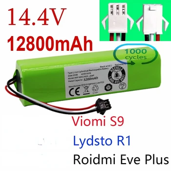 Zamenjava Lydsto R1 Roidmi Večer Plus Viomi S9 Robot sesalnik Baterija Zmogljivosti 12800mAh Pribor Deli