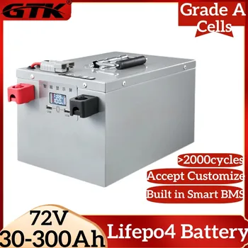 GTK 24S 72V Baterije 30Ah 60Ah 100Ah 120Ah 150Ah 200Ah 250Ah 300Ah Lifepo4 za 3600W 7200W Hibridi EV RV Motorna kolesa Solarni Sistem