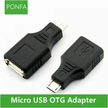 2pcs/Veliko USB 2.0 Micro USB Moški na USB Ženski Host OTG Adapter za SamSung S3 i9100 i9300 Opomba 2 3 4 5 S5 S4 S6 Telefon in Tablični računalnik