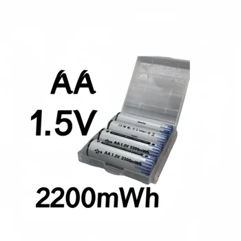 AA AAA za ponovno Polnjenje Litij Baterija s pravimi 600mWh 2200mWh Visoko zmogljiva USB-C Neposredno Hitro Polnjenje 1,5 V za Mic Igrača Svetilka