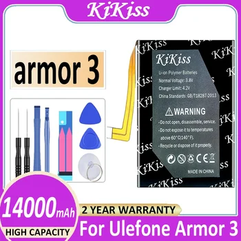 Oklep 3 14000mAh Baterija za Ulefone Armor3 Bateria + Brezplačna Orodja
