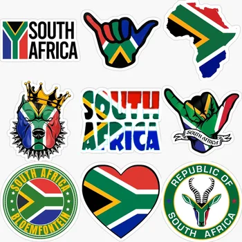 Južna Afrika Zastavo Značko Antilopa Nepremočljiva Nalepke Assecories za motorno kolo, Tovornjak Avtodom Van Kolesarska Čelada Avto Hladilnik Tabela